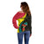 Mozambique Independence Day Off Shoulder Sweater Muzambhiki 1975 Anniversary - Wonder Print Shop