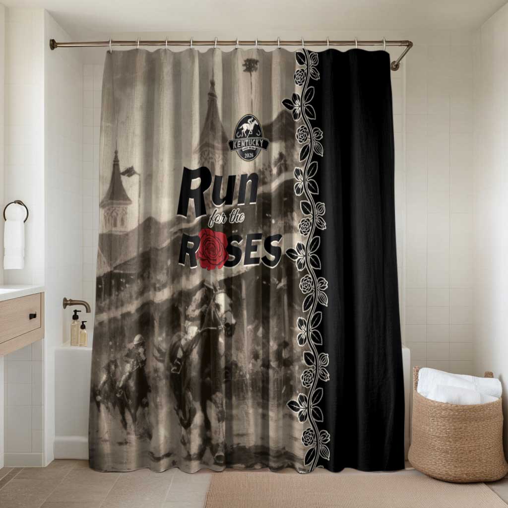 Kentucky Run For The Rose Bathroom Set Beige Rose Floral
