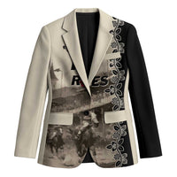 Personalized Kentucky Run For The Rose Blazer Beige Rose Floral
