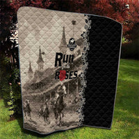Kentucky Run For The Rose Quilt Beige Rose Floral