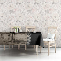 Kentucky Run For The Rose Tablecloth Beige Rose Floral