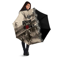 Kentucky Run For The Rose Umbrella Beige Rose Floral