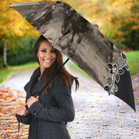 Kentucky Run For The Rose Umbrella Beige Rose Floral