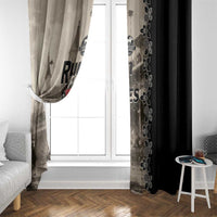Kentucky Run For The Rose Window Curtain Beige Rose Floral