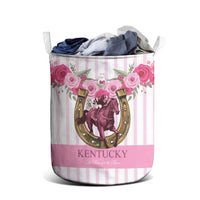 Kentucky Horse Racing Laundry Basket Run For The Rose