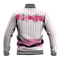 Personalized Kentucky Horse Racing Baseball Jacket Run For The Rose