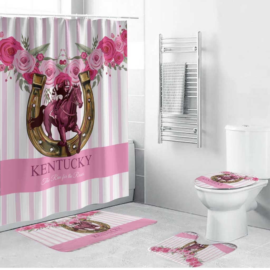 Kentucky Horse Racing Bathroom Set Run For The Rose