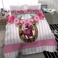 Kentucky Horse Racing Bedding Set Run For The Rose