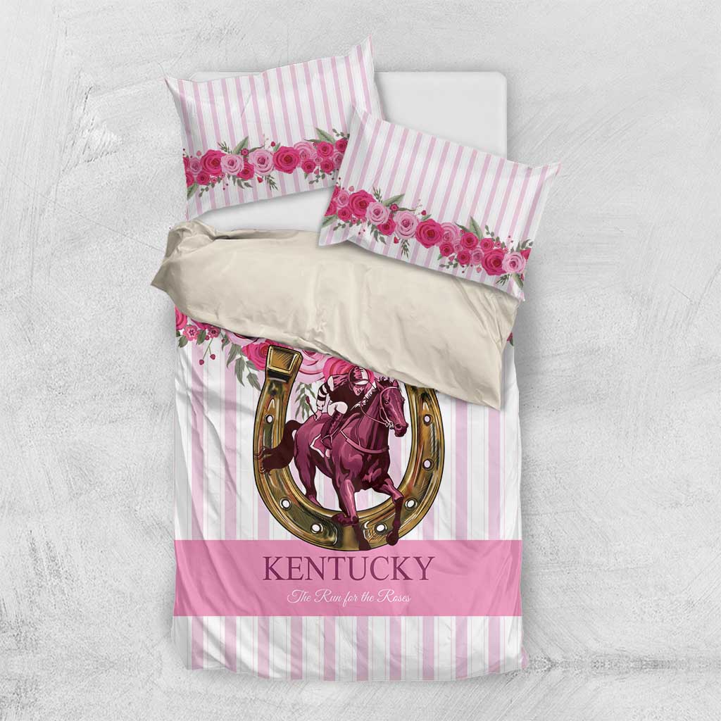 Kentucky Horse Racing Bedding Set Run For The Rose