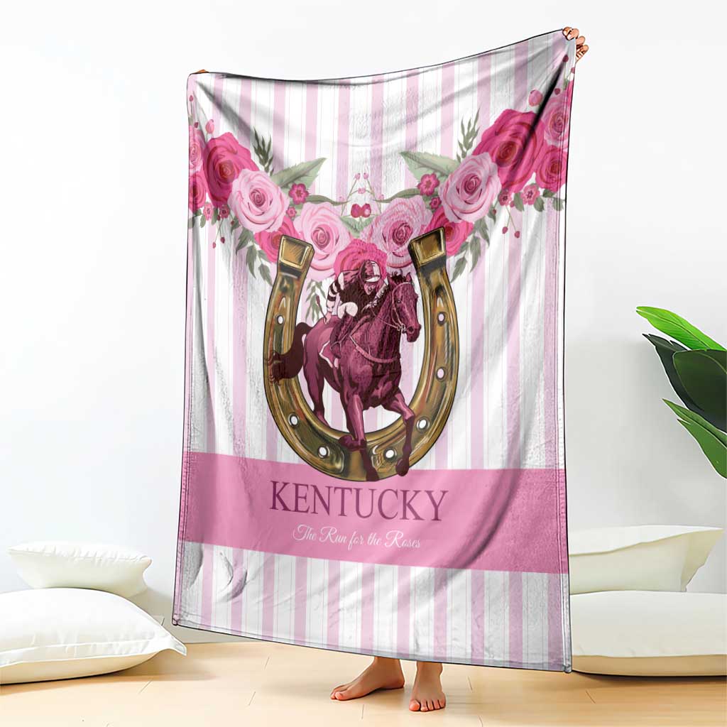 Kentucky Horse Racing Blanket Run For The Rose