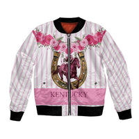 Personalized Kentucky Horse Racing Bomber Jacket Run For The Rose