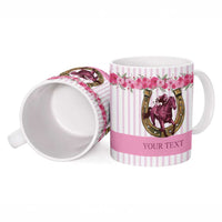 Personalized Kentucky Horse Racing Ceramic Mug Run For The Rose