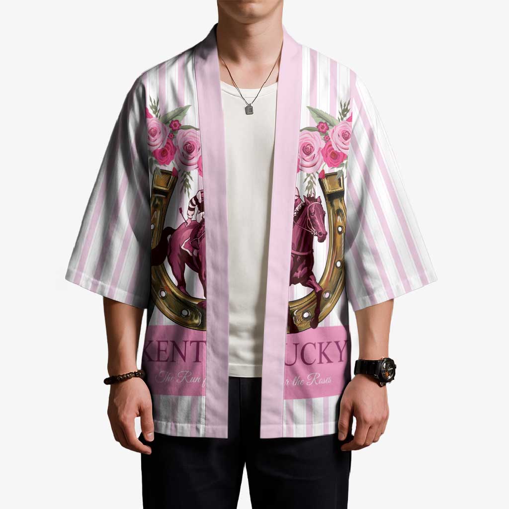 Personalized Kentucky Horse Racing Kimono Run For The Rose