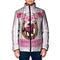 Personalized Kentucky Horse Racing Padded Jacket Run For The Rose