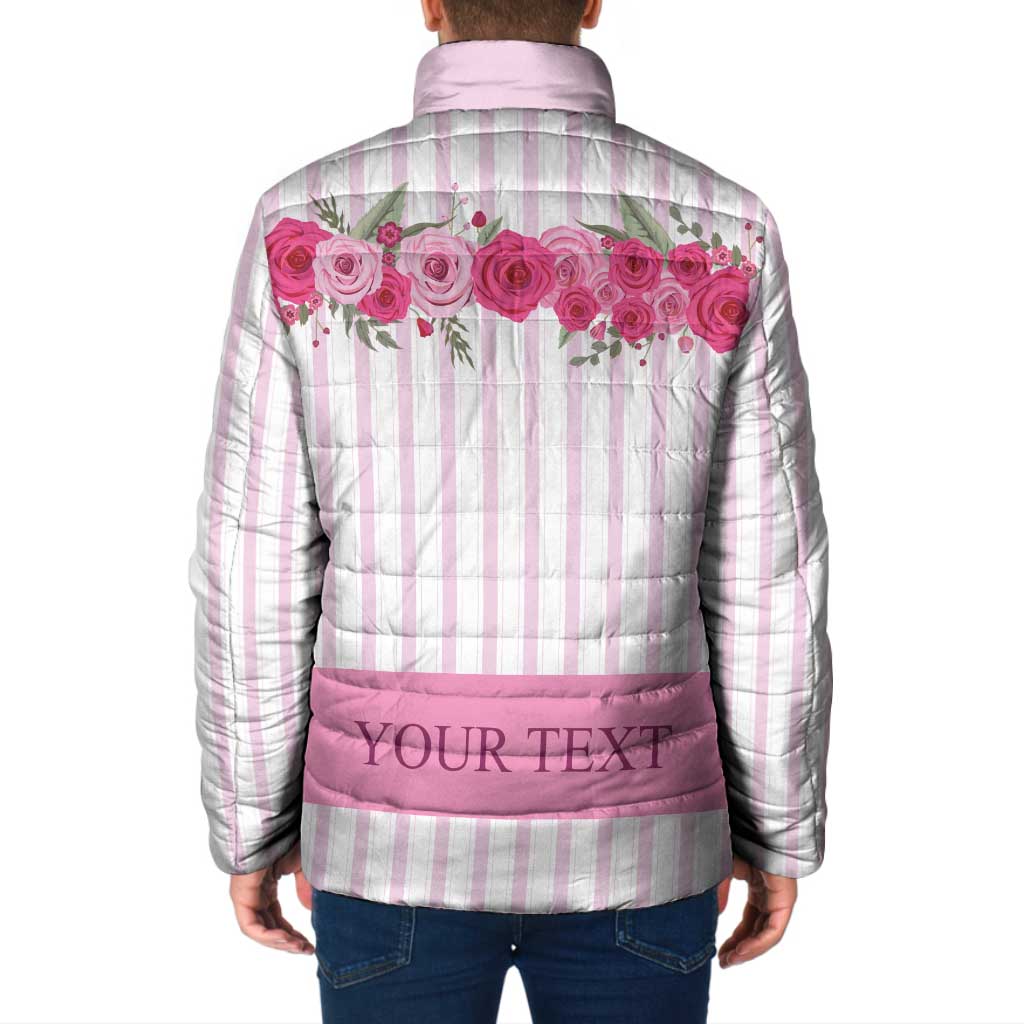 Personalized Kentucky Horse Racing Padded Jacket Run For The Rose