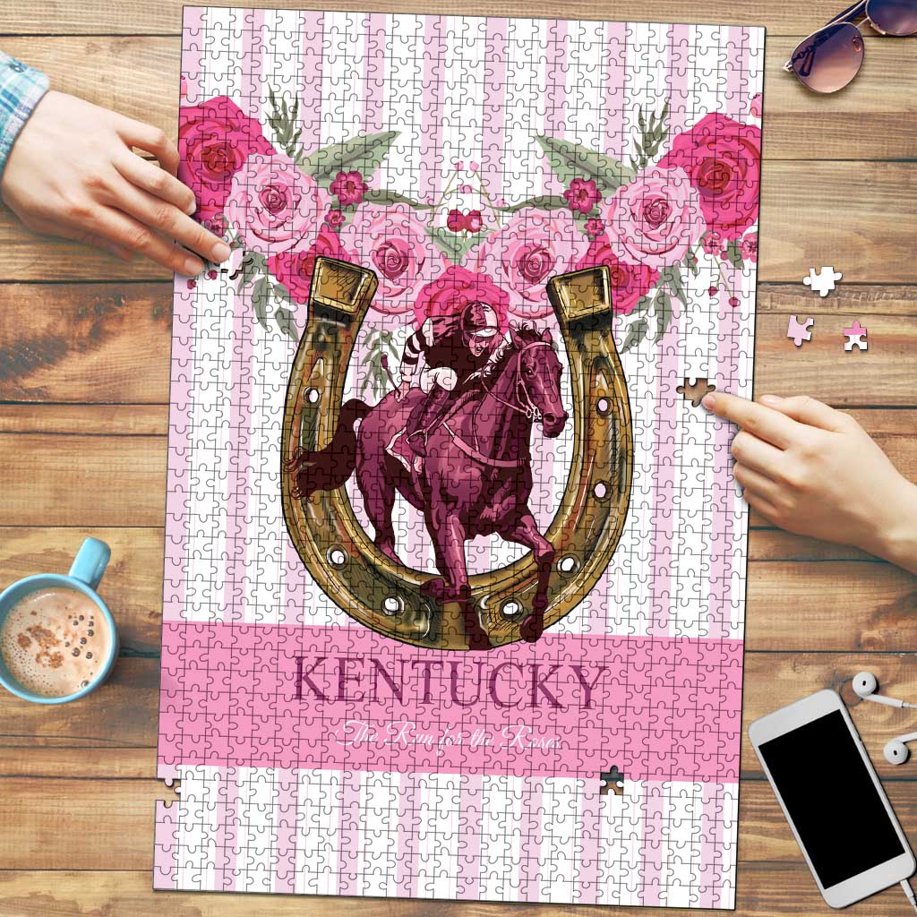 Kentucky Horse Racing Puzzle Run For The Rose