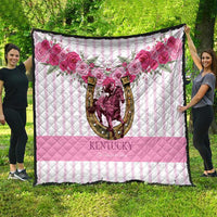 Kentucky Horse Racing Quilt Run For The Rose