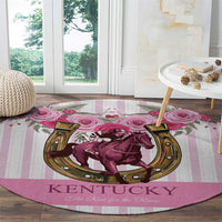 Kentucky Horse Racing Round Carpet Run For The Rose