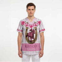 Personalized Kentucky Horse Racing Scrub Top Run For The Rose