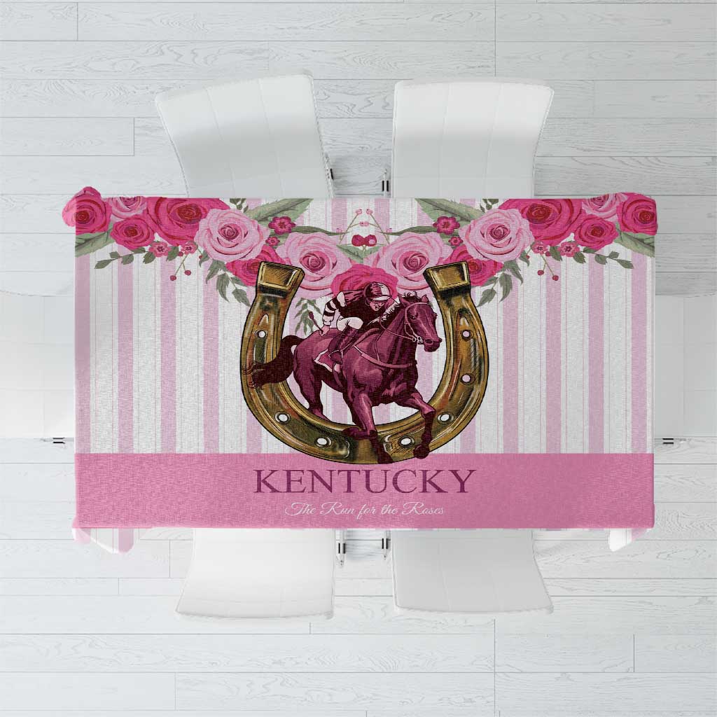 Kentucky Horse Racing Tablecloth Run For The Rose