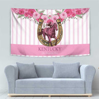 Kentucky Horse Racing Tapestry Run For The Rose