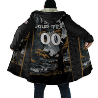 Custom Baseball Japan Samurai Cloak Black Grunge Vintage