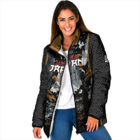 Custom Baseball Japan Samurai Padded Jacket Black Grunge Vintage