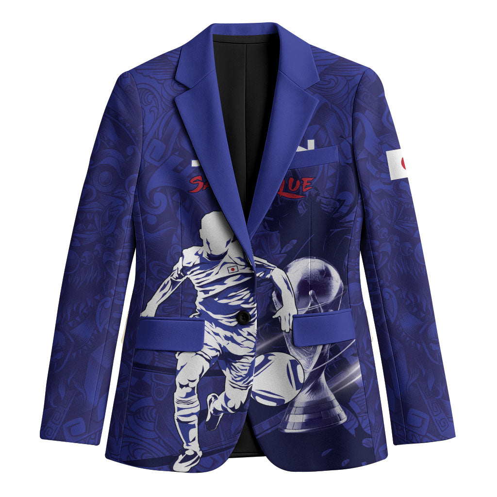 Custom Japan Samurai Blue 2026 Football Blazer Go Champion