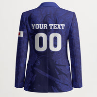 Custom Japan Samurai Blue 2026 Football Blazer Go Champion