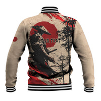 Personalised Japan Samurai Vintage Baseball Jacket Honor Defines Strength