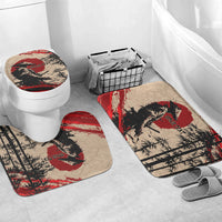 Personalised Japan Samurai Vintage Bathroom Set Honor Defines Strength