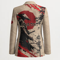 Personalised Japan Samurai Vintage Blazer Honor Defines Strength