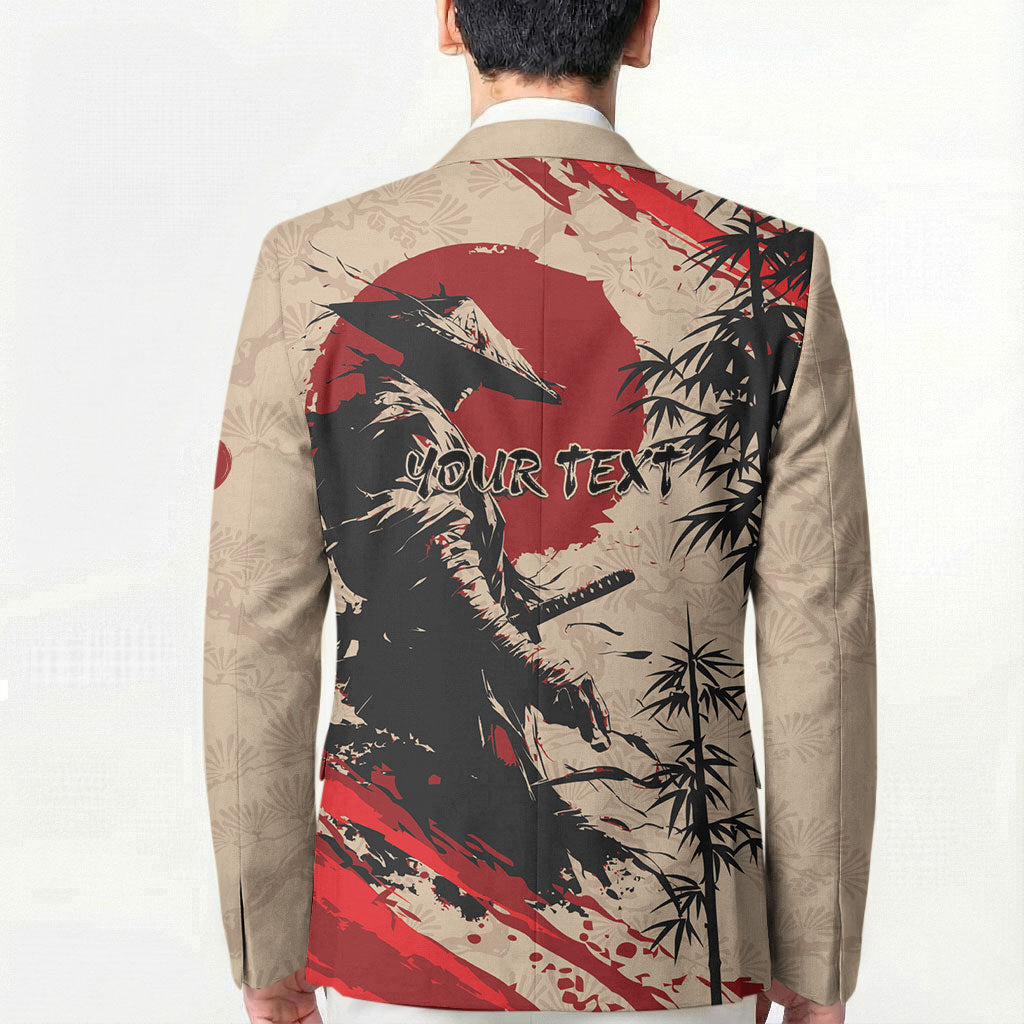 Personalised Japan Samurai Vintage Blazer Honor Defines Strength
