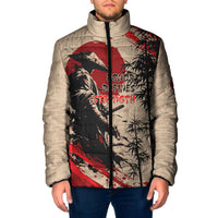 Personalised Japan Samurai Vintage Padded Jacket Honor Defines Strength