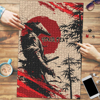 Personalised Japan Samurai Vintage Puzzle Honor Defines Strength