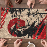 Personalised Japan Samurai Vintage Puzzle Honor Defines Strength