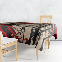 Personalised Japan Samurai Vintage Tablecloth Honor Defines Strength
