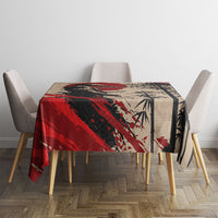 Personalised Japan Samurai Vintage Tablecloth Honor Defines Strength