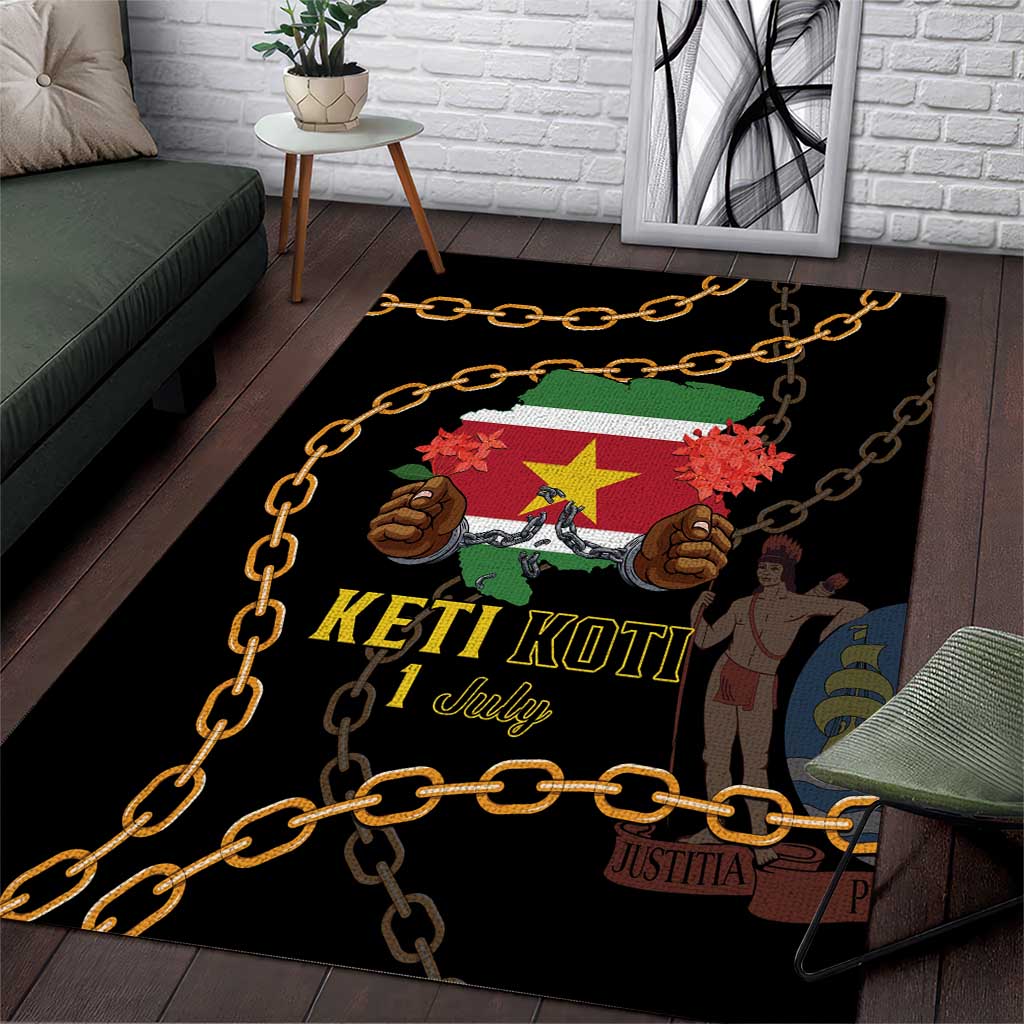 Suriname Keti Koti Area Rug Kettingsnijden Prisiri Manspasi - Wonder Print Shop