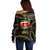 Suriname Keti Koti Off Shoulder Sweater Kettingsnijden Prisiri Manspasi - Wonder Print Shop