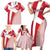 Custom Danmark 2024 Football Family Matching Short Sleeve Bodycon Dress and Hawaiian Shirt We are Red We are White We are Danish Dynamite - Wonder Print Shop