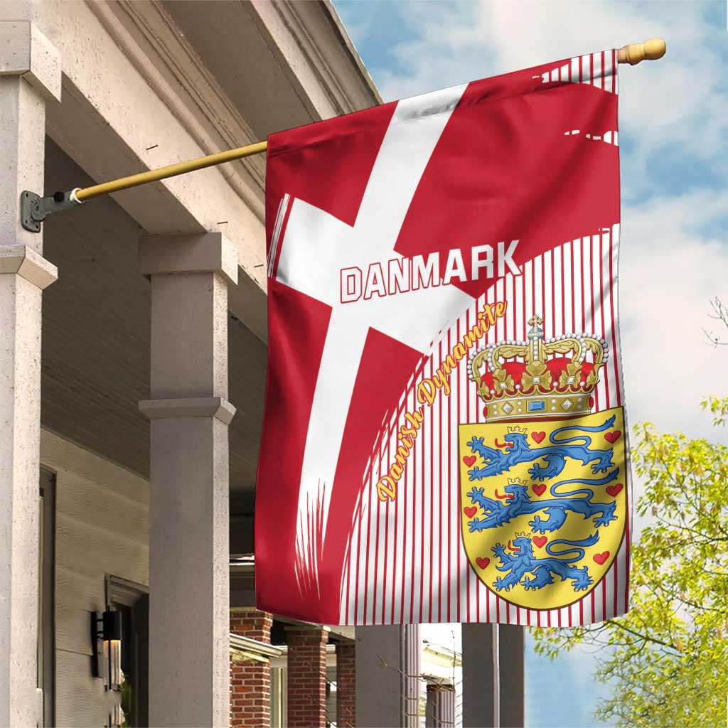 Danmark 2024 Football Garden Flag We are Red We are White We are Danish Dynamite - Wonder Print Shop