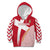 Custom Danmark 2024 Football Kid Hoodie We are Red We are White We are Danish Dynamite - Wonder Print Shop