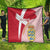 Danmark 2024 Football Quilt We are Red We are White We are Danish Dynamite