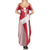 Custom Danmark 2024 Football Summer Maxi Dress We are Red We are White We are Danish Dynamite - Wonder Print Shop