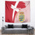 Danmark 2024 Football Tapestry We are Red We are White We are Danish Dynamite