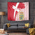 Danmark 2024 Football Tapestry We are Red We are White We are Danish Dynamite