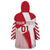 Custom Danmark 2024 Football Wearable Blanket Hoodie We are Red We are White We are Danish Dynamite - Wonder Print Shop