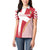 Custom Danmark 2024 Football Women Polo Shirt We are Red We are White We are Danish Dynamite - Wonder Print Shop