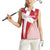 Custom Danmark 2024 Football Women Sleeveless Polo Shirt We are Red We are White We are Danish Dynamite - Wonder Print Shop